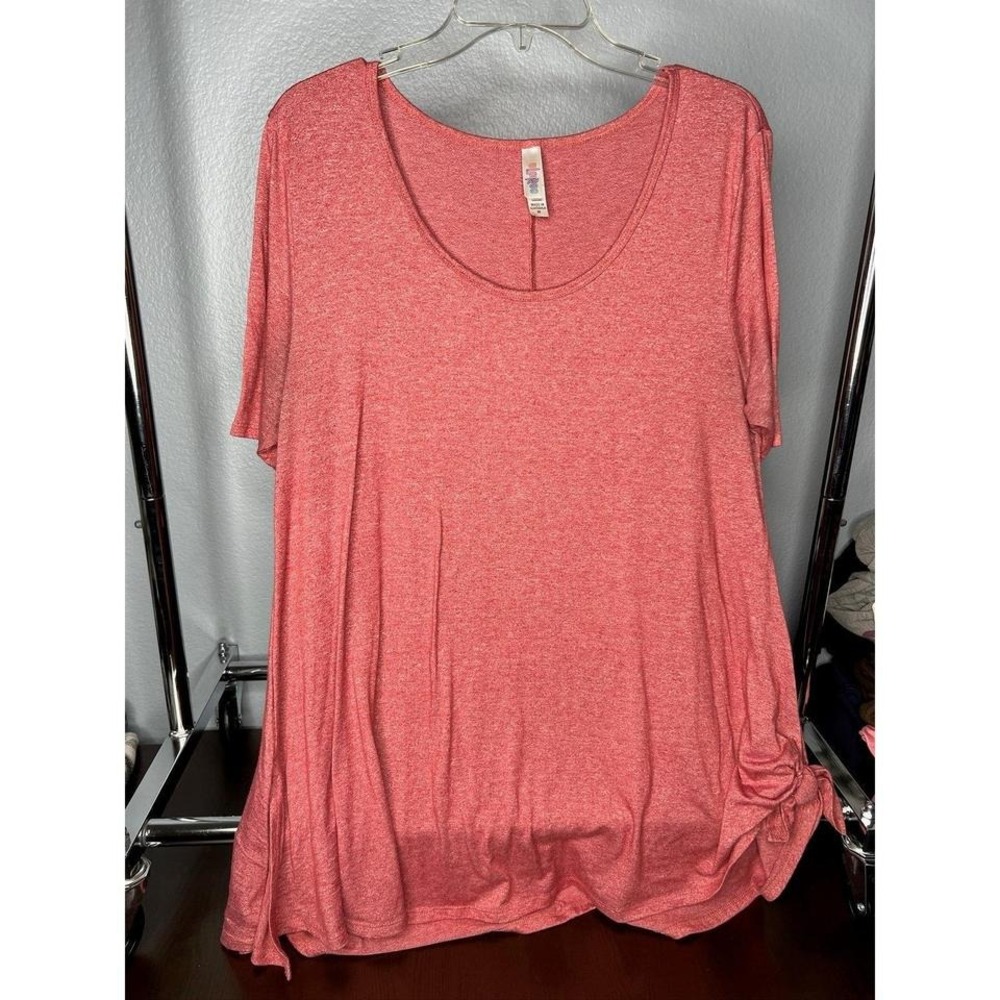 Lularoe Salmon Color Loose Fit Medium Shirt Blouse